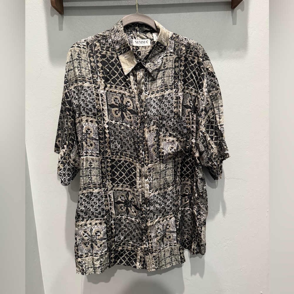 Men’s summa silk Hawaiian shirt